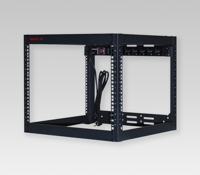 Open Wallmount 8U 19 Inch Depth 519mm – OW08 image 2